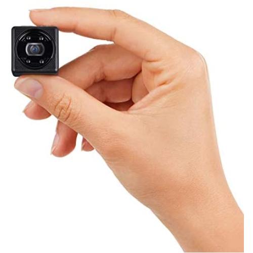 Lilexo Mini Camera - 1080P Small Security Camera - Cop Cam - Mini HD Wireless Nanny Cam with Night Vision & Motion Detection Indoor/Outdoor Portable Micro Camera for Home, Car, Office (No Wi-Fi)