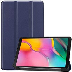 ProCase Galaxy Tab A 8.0 2019 Case T290 T295, Slim Light Cover Trifold Stand Hard Shell Folio Case for 8.0 inch Galaxy Tab A 2019 Without S Pen Model SM-T290 (Wi-Fi) SM-T295 (LTE) –Navy