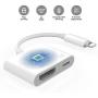 [Apple MFi Certified] Lightning to HDMI, 1080P Lightning to Digital AV Audio Adapter, 4K HDMI Sync Screen Converter with Charging Port for iPhone, iPad, iPod on HD TV/Monitor/Projector [Must Be Power]