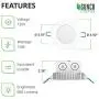 Sunco Lighting 12 Pack 4 Inch Slim LED Downlight, Integrated Junction Box,10W=60W, 650 LM, Dimmable, 6000K Daylight Deluxe, Recessed Jbox Fixture, IC Rated, Simple Retrofit Installation - ETL