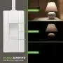 TOPGREENER Table-Top Plug in Dimmer for Table or Floor Lamps, Slide Control, works with Incandescent and Dimmable LED 360 Watt Bulbs Off at lowest dim, 6ft Cord, 120V 60Hz, TGTTDL300-W, White