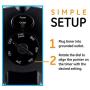 GE Sensing Timer, Plug-in, Outdoor, Weather Resistant, Dusk to Dawn, Daily Cycle, 2-4-6-8 Hours After Dark, 1 Grounded Outlet, for Landscape, Security, Seasonal Lighting, LED, 10241, Black