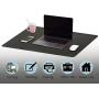 Multifunctional Office Desk Pad, 31.5'' x 15.7'' Waterproof PU Leather Mouse Pad/Mat, Laptop/Computer Desk Mat, Antiskid Desk Writing Mat for Office/Home (Dark Green)