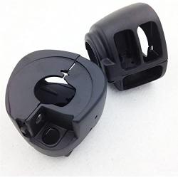 HTTMT MT265-001-BK Black Switch Housing Cover Compatible with 1996-2012 Harley Sportster 1996-2012 Harley Dyna 1996-2010 Harley Softail 2002-2012 Harley V-Rod