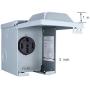 Miady 50 Amp 125/250 Volt RV Power Outlet Box, Enclosed Lockable Weatherproof Outdoor Electrical NEMA 14-50R Receptacle Panel, For RV Camper Travel Trailer Motorhome Electric Car Generator.