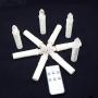 EuroFone LED Christmas Candlea Multi-Function Electronic Control LED Candle Light, 10pcs / Set (Warm White-Ivory)