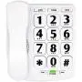 HePesTer P-02 Amplified Large Button Corded Phone for Senior Home Landline Telephone Wall Mountable Elderly Phones for Low Vision(White) HePesTer P-02 Amplified Large Button Corded Phone for Senior Home Landline Telephone Wall Mountable Elderly Phones for Low Vision(White)