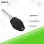 Scitoo 1X Keyless Entry Remote Head Chip Key FOB Transmitter 3 Button Replacement fit BMW Series 315MHz LX8 FZV