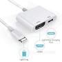 [Apple MFi Certified] Lightning to HDMI Adapter,1080P Digital AV Adapter Sync Screen Connector with Charging Port for iPhone 11/11 Pro/XS/XR/X/8 7,iPad on HD TV/Monitor/Projector(Home Essentials)