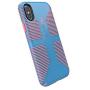 Speck Products iPhone Xs/iPhone X Case, CandyShell Grip, Azure Blue/Melon Pink