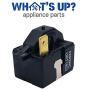Whats Up P6R8MC OEM Replacement Part for Refrigerator Start Relay Replaces 6748C-0003D