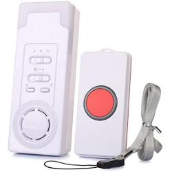 Wireless Caregiver,Caregiver Smart Personal Pager System Emergency Care Alarm Call Button Nurse Alert System -500+ft Operating Range (1 in 1)