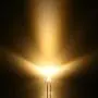 Waycreat 100PCS 3mm Yellow LED Diode Lights Clear Emitting LEDs for High Intensity Super Bright Lighting Bulb Lamps Electronics Components Lamp Diodes