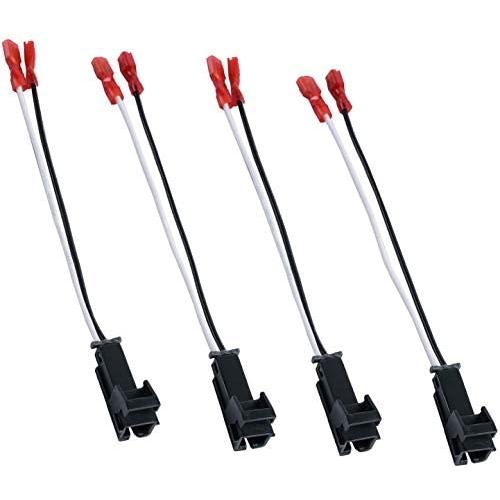 HSTECH 72-4568 2 Pairs (4 Pack) Speaker Harness for Selected General Motor Vehicles Total Adapters