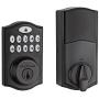 Kwikset 99140-008 SmartCode 914 Keypad Keyless Entry Zigbee Smart Lock Connected Deadbolt Door Lock Featuring SmartKey Security in Venetian Bronze