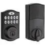 Kwikset 99140-008 SmartCode 914 Keypad Keyless Entry Zigbee Smart Lock Connected Deadbolt Door Lock Featuring SmartKey Security in Venetian Bronze