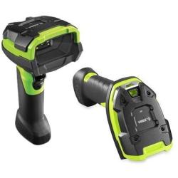 Zebra DS3608-SR Standard Range Handheld Barcode Scanner - Corded, 1D/2D Imager, Vibration Motor, Industrial Green (Includes USB Cable)