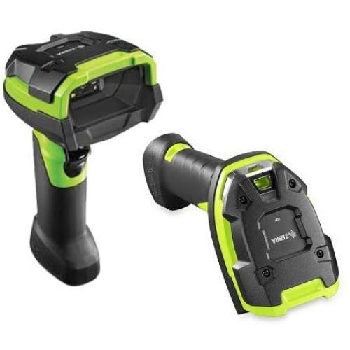 Zebra DS3608-SR Standard Range Handheld Barcode Scanner - Corded, 1D/2D Imager, Vibration Motor, Industrial Green (Includes USB Cable)