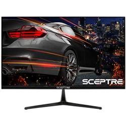 Sceptre E255B-1658A 25'' 165Hz 144Hz 1ms AMD FreeSync gaming LED Monitor 2x HDMI 2.0 1x DisplayPort RTS FPS Build-in Speakers, Machine Black, Metallic Black