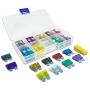 50pcs Car Blade Standard Fuses Set - 2A 3A 5A 7.5A 10A 15A 20A 25A 30A 35A- AMP Automotive-Blade-Fuse Assorted Set +Puller ATC/ATO for Car Truck SUV RV Boat (Pack of 51)
