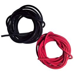 30 ft 10 Gauge High Temperature Wire 150 Degrees C Rated. UL and CSA Rated Silicone Rubber Insulated Cable Black and Red 15 ft of Each Color, Made in USA (30FT 10g Silicone Wire)