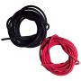 30 ft 10 Gauge High Temperature Wire 150 Degrees C Rated. UL and CSA Rated Silicone Rubber Insulated Cable Black and Red 15 ft of Each Color, Made in USA (30FT 10g Silicone Wire)