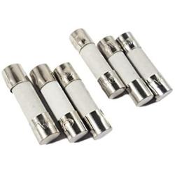 Zephyr Slow Acting Ceramic Cartridge Fuse (Pack of 6) 5x20mm 250V (0.5 Amp)