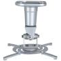 AMER Projector Mount - Universal Ceiling Bracket LCD DLP Tilt 360° Swivel 30lbs (Silver)