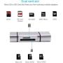 COCOCKA USB SD Card Reader, 3-in-1 USB to SD Card Converter USB OTG Adapter, USB 2.0 Memory Card Reader for Smart Phones/Tablets/PC/Laptop