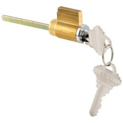 Prime-Line Products E 2103 Cylinder Lock, 1-1/4 in, Schlage Shaped Keys
