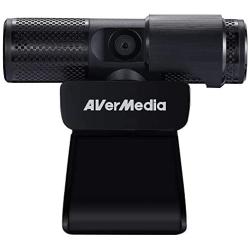 AVerMedia Live Streamer CAM 313: Full HD 1080P Streaming Webcam, Privacy Shutter, Dual Microphone, 360 Degree Swivel Design, Exclusive AI Facial Tracking Stickers. (PW313)