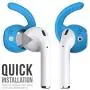 EarBuddyz 2.0 Ear Hooks and Covers Accessories Compatible with Apple AirPods 1 & 2 or EarPods Headphones/Earphones/Earbuds (3 Pairs) (Sky Blue) EarBuddyz 2.0 Ear Hooks and Covers Accessories Compatible with Apple AirPods 1 & 2 or EarPods Headphones/Earphones/Earbuds (3 Pairs) (Sky Blue)