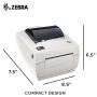 Zebra GC420d Direct Thermal Desktop Printer Print Width of 4 in USB Serial and Parallel Port Connectivity GC420-200510-000