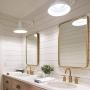 G25 Globe Light Bulb, LOHAS Vanity Round Light Bulb 9W=60W, 800LM, Daylight 5000K, E26 Base LED Bulb for Bathroom Vanity Mirror, UL Listed, Non-dimmable, 4 Pack