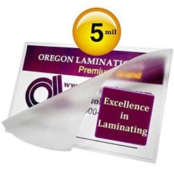 Qty 500 Postal Card Laminating Pouches 3-9/16 x 5-5/16 Hot Laminator Sleeves 5 Mil