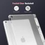 Fintie Case with Pencil Holder for iPad 8th Gen (2020) / 7th Generation (2019) 10.2 Inch - Slim Shell Hard Case with Translucent Frosted Stand Back Cover, Supports Auto Wake/Sleep, Marble White