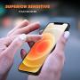 Mkeke Compatible with iPhone 12 Screen Protector, Tempered Glass Screen Protector for iphone 12 Pro 6.1 inch 3-Pack