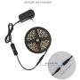 AspenTek DC 12V Power Supply Adapter with Inline on off Switch for Small Led Light Strips,Led Rigid Bars,Led Tape lights, Under Cabinet Lighting and Small Household Electronics, Output 1000mA, 12 Watt Max