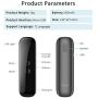XURPURTLK Language Voice Translator Device Real Time 2-Way Translations Supporting 72 Languages for Travelling Learning Shopping Business Chat Recording Translations (Bluetooth) (G5)