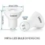 GU10 Dimmable LED Bulbs, Linkind MR16 50W Halogen Lamps Equivalent, 5W 530lm 3000k Soft White, Track Light, Recessed Light, UL Listed, Pack of 5