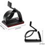 100 Pcs Self Adhesive Cable Management Clips, SOULWIT Adjustable Cable Organizers Sticky Wire Clips Cord Holder for TV PC Laptop Ethernet Cable Desktop Home Office (Black,Medium)