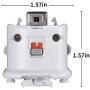 NC Wii Motion Plus Adapter Sensor Accelerator for Nintendo Remote Controller (White 2 Pieces/Set)