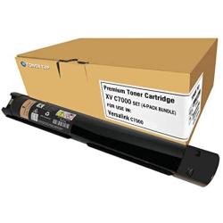 Toner Tap XVC7000 Compatible with Xerox Versalink C7000 C7000DN C7000N Remanufactured for 106R03757 106R03758 106R03759 106R03760 (High Yield, 4-Pack Bundle)
