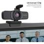 Amcrest 1080P Webcam with Microphone & Privacy Cover, Web Cam USB Camera, Computer HD Streaming Webcam for PC Desktop & Laptop w/ Mic, Wide Angle Lens & Large Sensor for Superior Low Light (AWC201-B)
