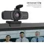 Amcrest 1080P Webcam with Microphone & Privacy Cover, Web Cam USB Camera, Computer HD Streaming Webcam for PC Desktop & Laptop w/ Mic, Wide Angle Lens & Large Sensor for Superior Low Light (AWC201-B)