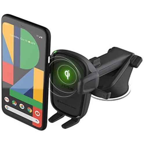 iOttie Wireless Car Charger Easy One Touch Wireless 2 Qi Charging Dashboard Phone Mount for iPhone, Samsung Galaxy, Huawei, LG, Smartphones