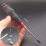 Screwdriver 1PC wholesale 4.075MM Slotted screwdriver and Occus screwdriver repairing Occus tool for electronic product - (Color: Occus)