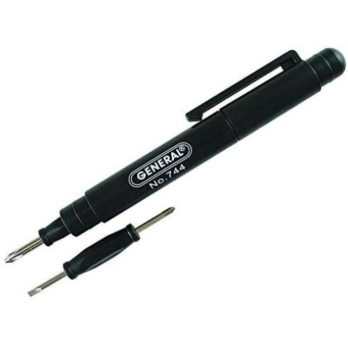 General Tools 744 Pocket 4-in-1 Mini Screwdriver
