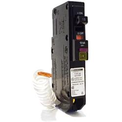 SCHNEIDER ELECTRIC Miniature Circuit Breaker 120V 15A QO115DF Sw Unfused Hd 600V 60A 3P N3R/Grd Lug