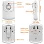 Caregiver Pager Wireless Call Button System Personal Alert Panic Button for Home Elderly Patient Nurses Seniors Disabilities (1 Receiver+1Button)